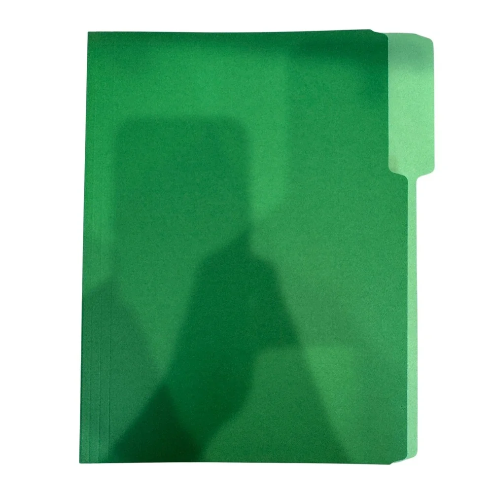Assorted Bright Color File Folders Letter Size 1/3 Cut Tab Office Supplies Lot